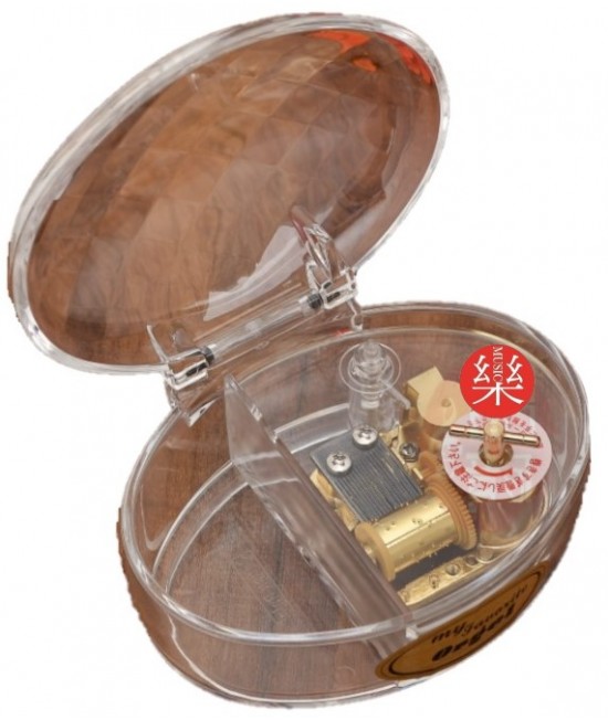 貝殼型 透明 音樂盒 MUSIC BOX